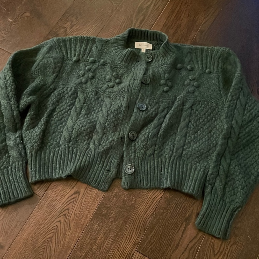 Bohme Green cardigan